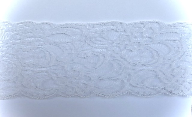 Polyester Lace White - Click Image to Close