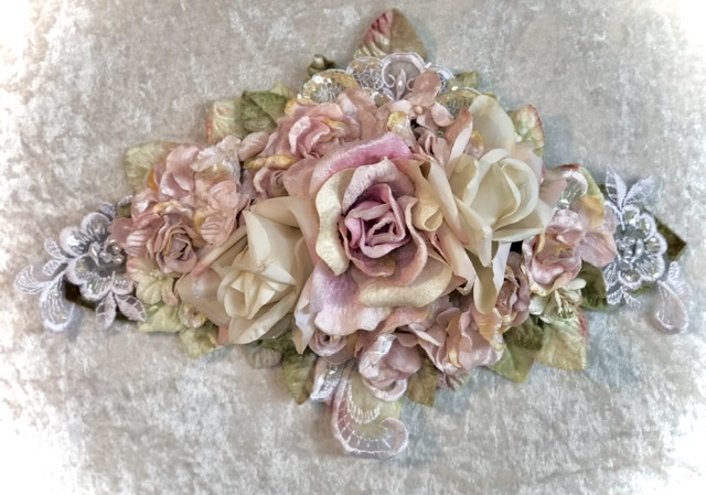 Lamp Corsage/Wall Adornment Fairy Pink Rose