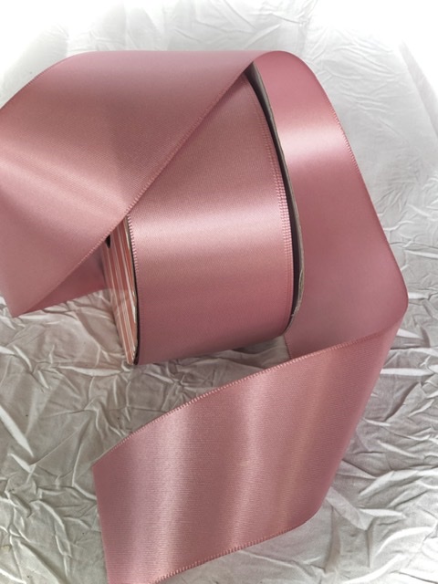 Satin Ribbon Double-sided Rose Pink R34