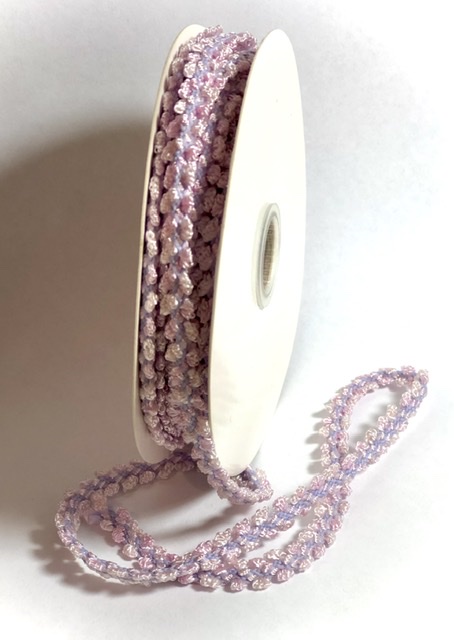 Rococo Ribbon Mauve and Pink - Click Image to Close