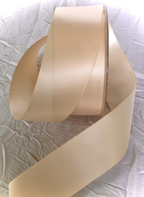 Satin Ribbon Double-sided Nude R80