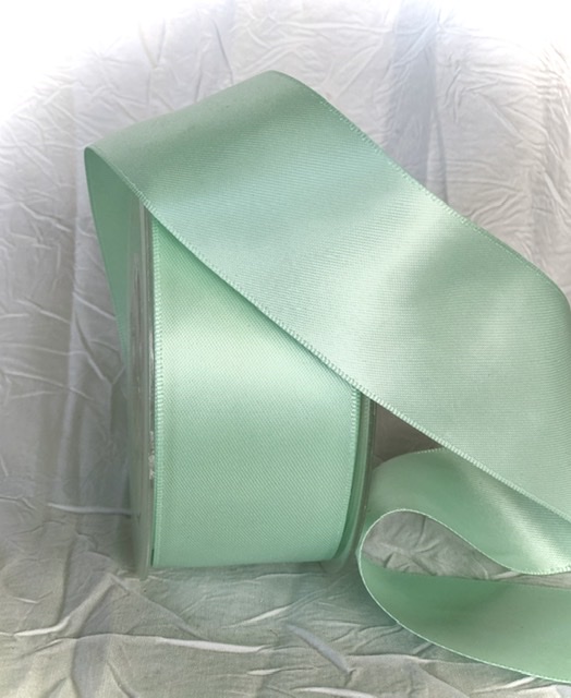 Satin Ribbon Double-sided Mint R253