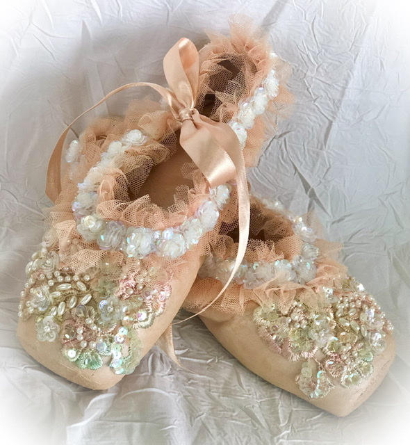 Bespoke Ballet Slippers Vintage Pink